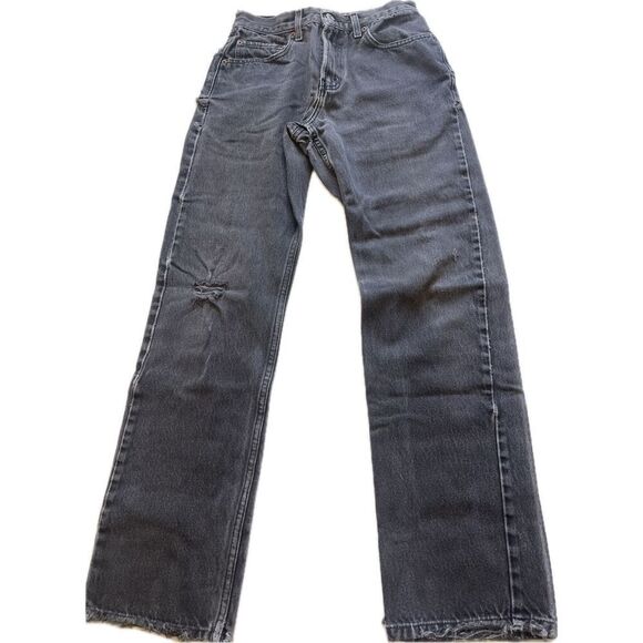 Vintage Levi’s Distressed Regular Fit Jeans 505 W29 L32 Red Tab - Picture 1 of 5
